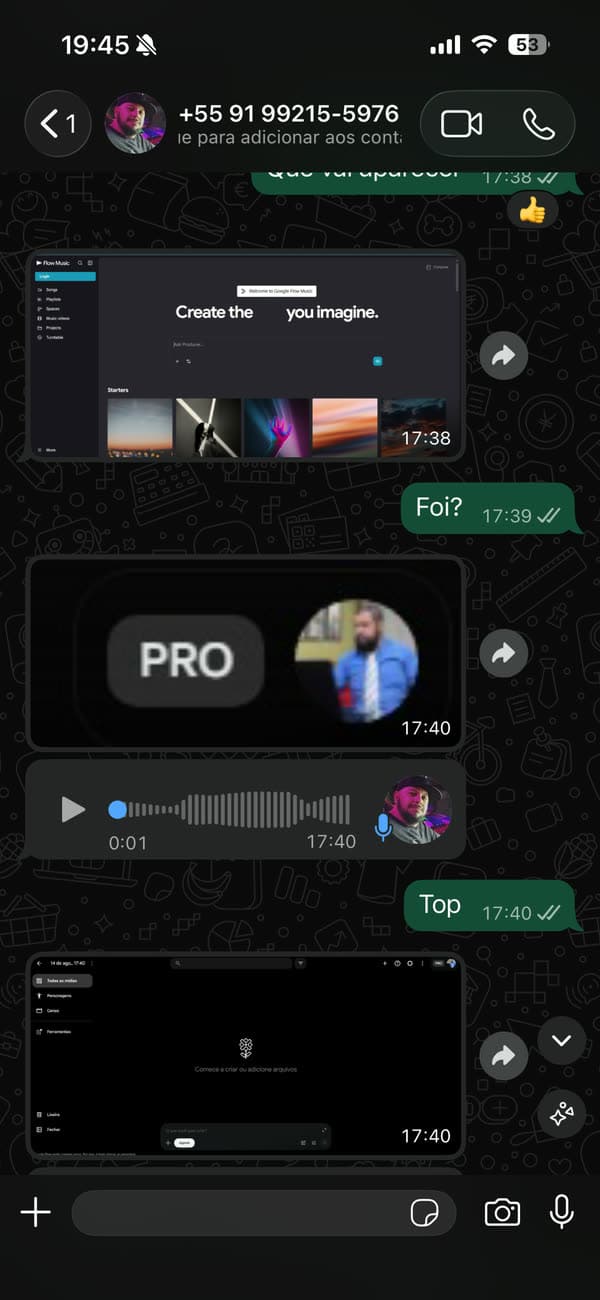 Testimonio 4: cliente mostrando la activación completada de Google AI Pro