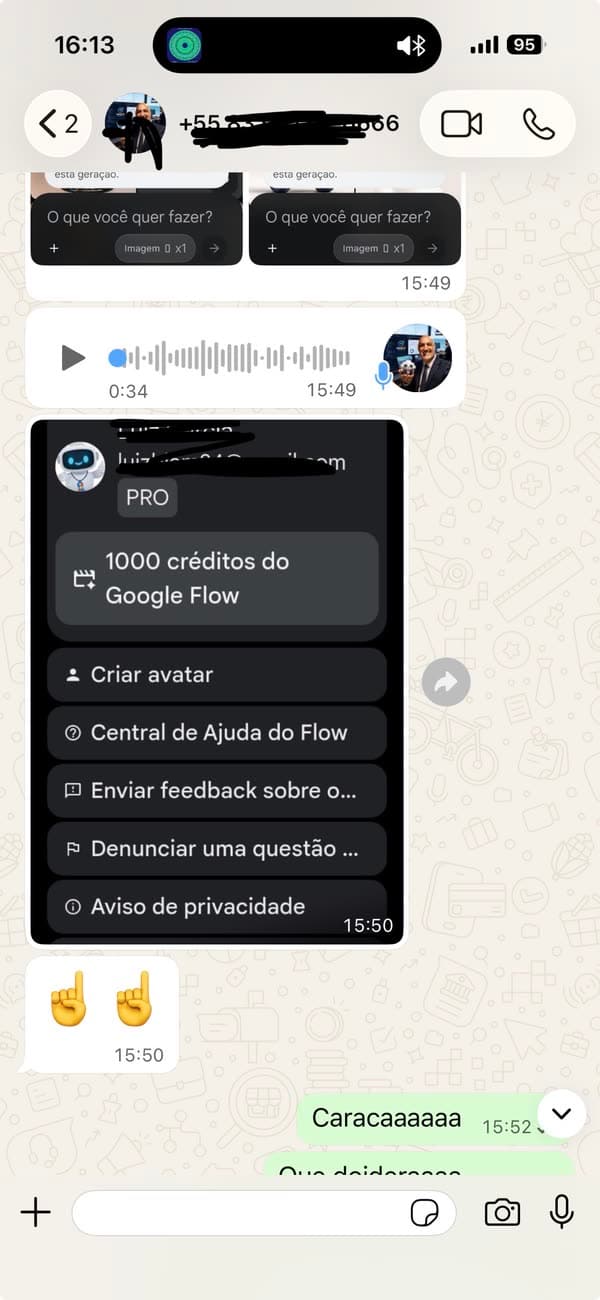 Testimonio 17: cliente mostrando la activación completada de Google AI Pro