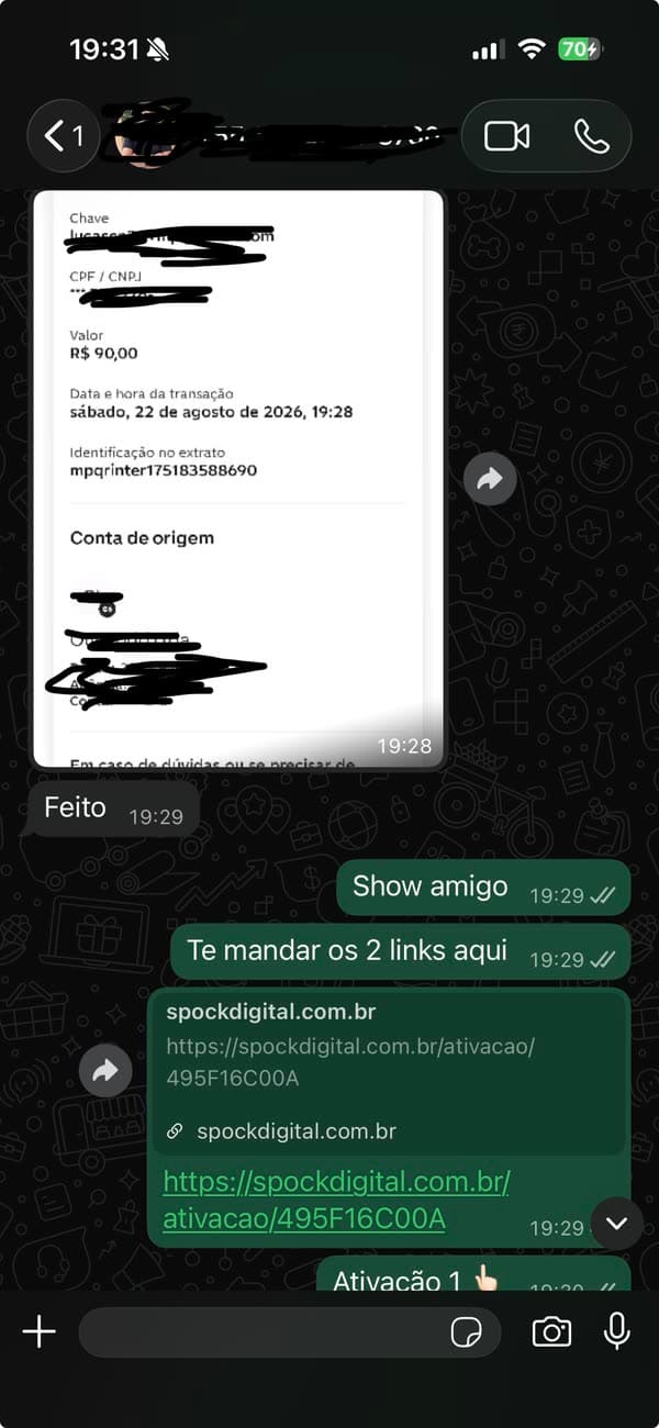Depoimento 29: cliente mostrando a ativação concluída do Google AI Pro